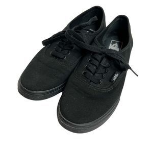 Vans authentic lo pro all black sneakers size 7